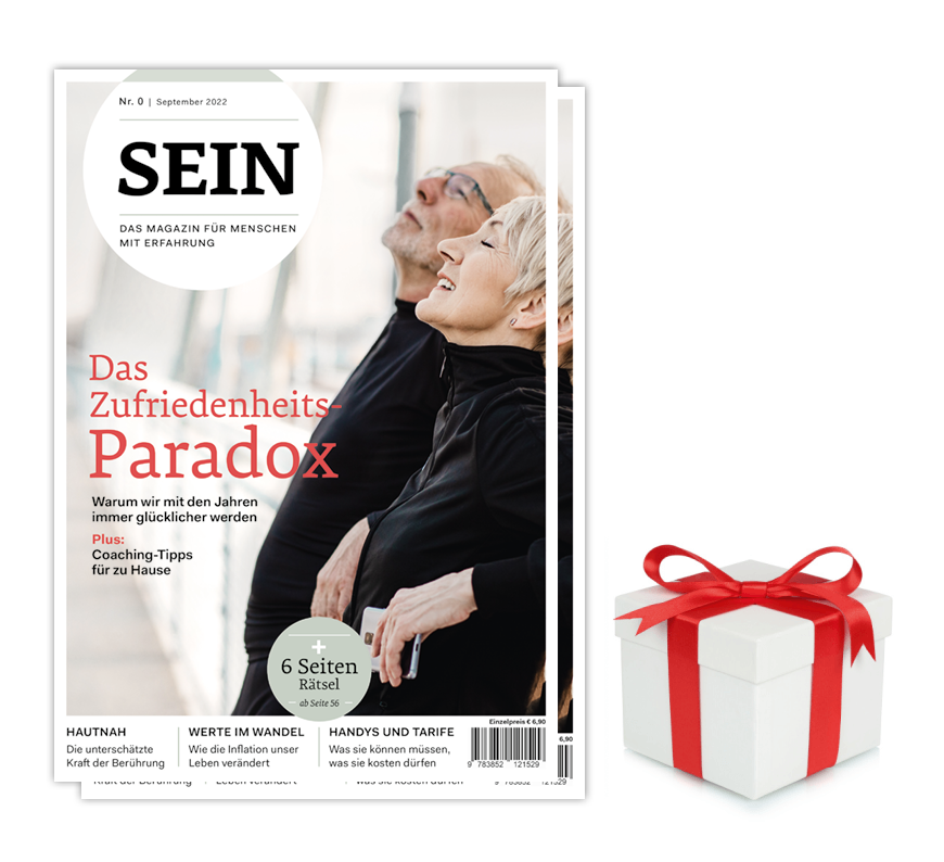 SEIN Cover als Geschenk